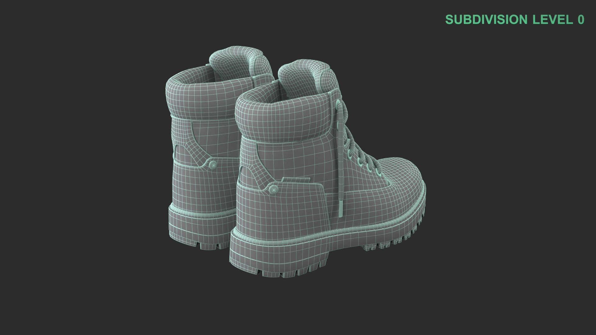 Leather Boots 3D - TurboSquid 2374779