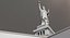 3D model statue liberty