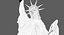 3D model statue liberty