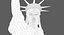 3D model statue liberty