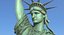 3D model statue liberty