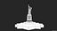 3D model statue liberty
