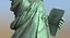 3D model statue liberty