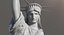 3D model statue liberty