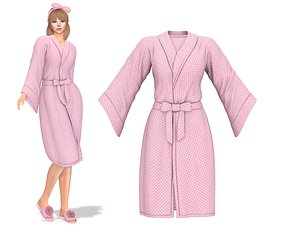 Female Front Tied Bathrobe