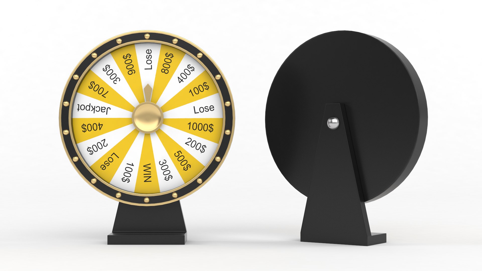 Wheel Of Fortune 3D Model - TurboSquid 1984851