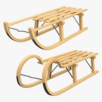 Wooden Sledge Collection