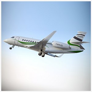 Dassault Falcon 2000 French business jet