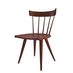3d model paul mccobb spindle desk chair