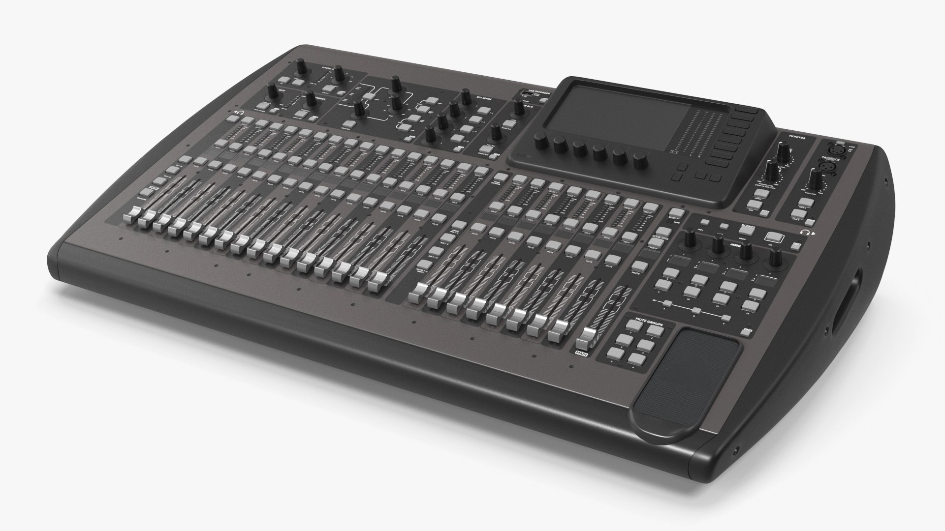 Digital Mixing Audio Console 3D model preview