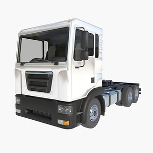 3-axle truck tractor model