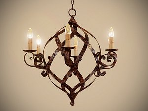 gramercy chandelier 3D model