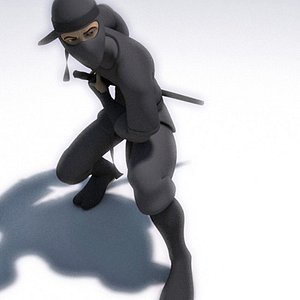 3D model Ninja Stylized Game 3D - TurboSquid 2124851