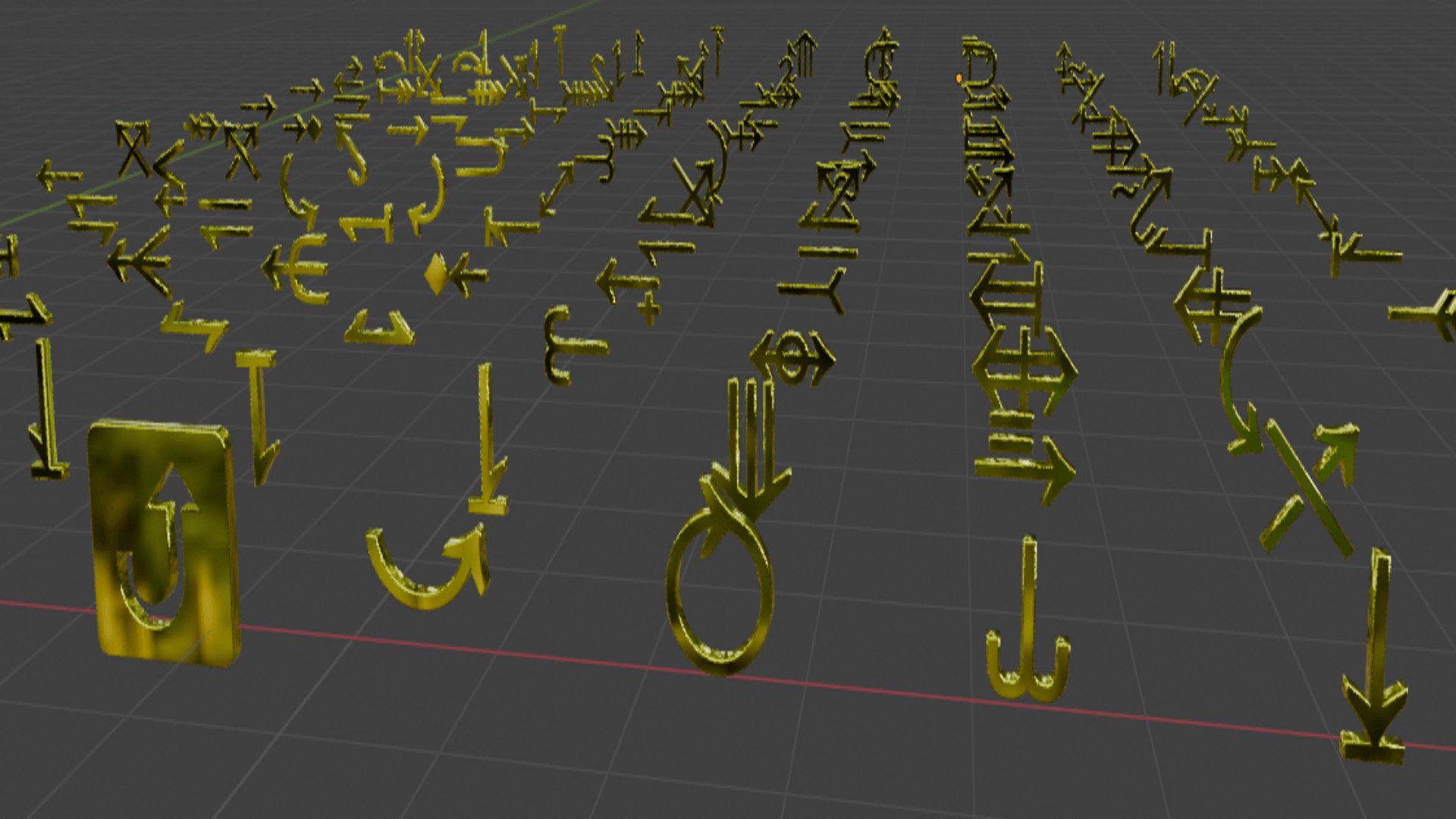 Arrow Collection 3d Models 3D Model - TurboSquid 2268330