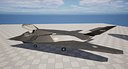 Rigged F-117 Nighthawk Stealth Jet