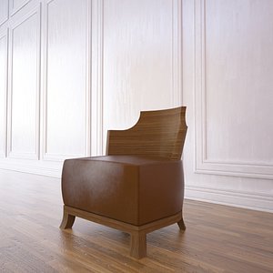 3d model curva chair