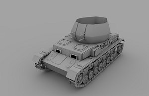 3d flakpanzer iv wirbelwind panzer tank