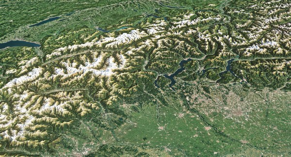 alps range 3d obj