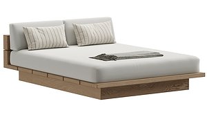Menorca Teak Double Chaise