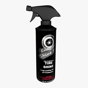 Car Tire Shine Spray 3D model