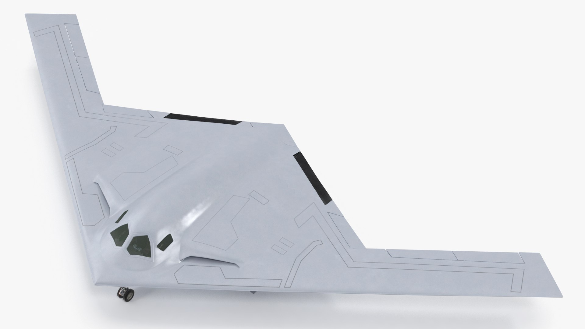 Long Range Strike Bomber Rigged for Maya 3D model preview