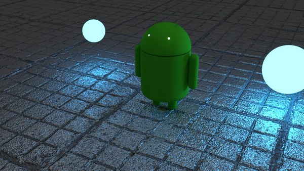 android mascot 3D