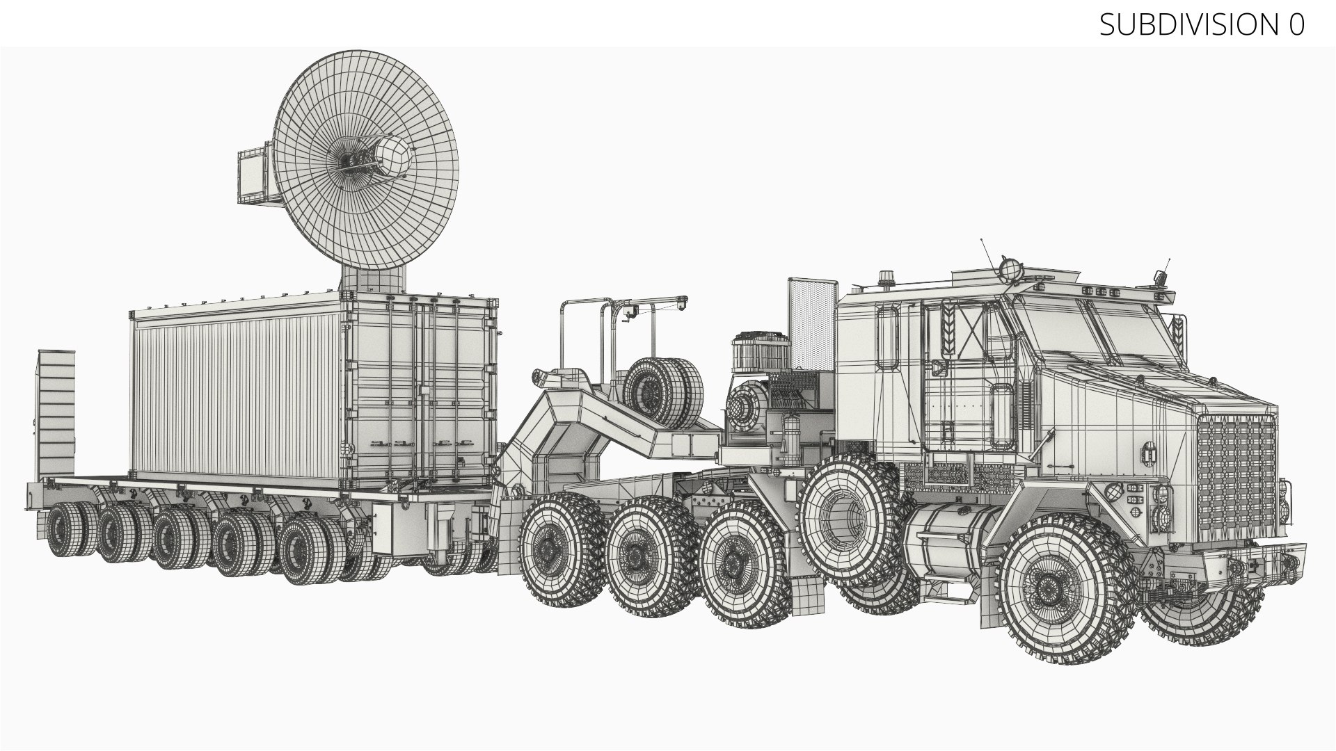 Heavy Military Tractor with Radar Container Trailer 3D https://p.turbosquid.com/ts-thumb/nG/yxR2s7/5i/heavy_military_tractor_with_radar_container_trailer_022/jpg/1776817126/1920x1080/fit_q87/7f4bb7b605b6d425ee00cf1385231db885616de2/heavy_military_tractor_with_radar_container_trailer_022.jpg