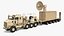 Heavy Military Tractor with Radar Container Trailer