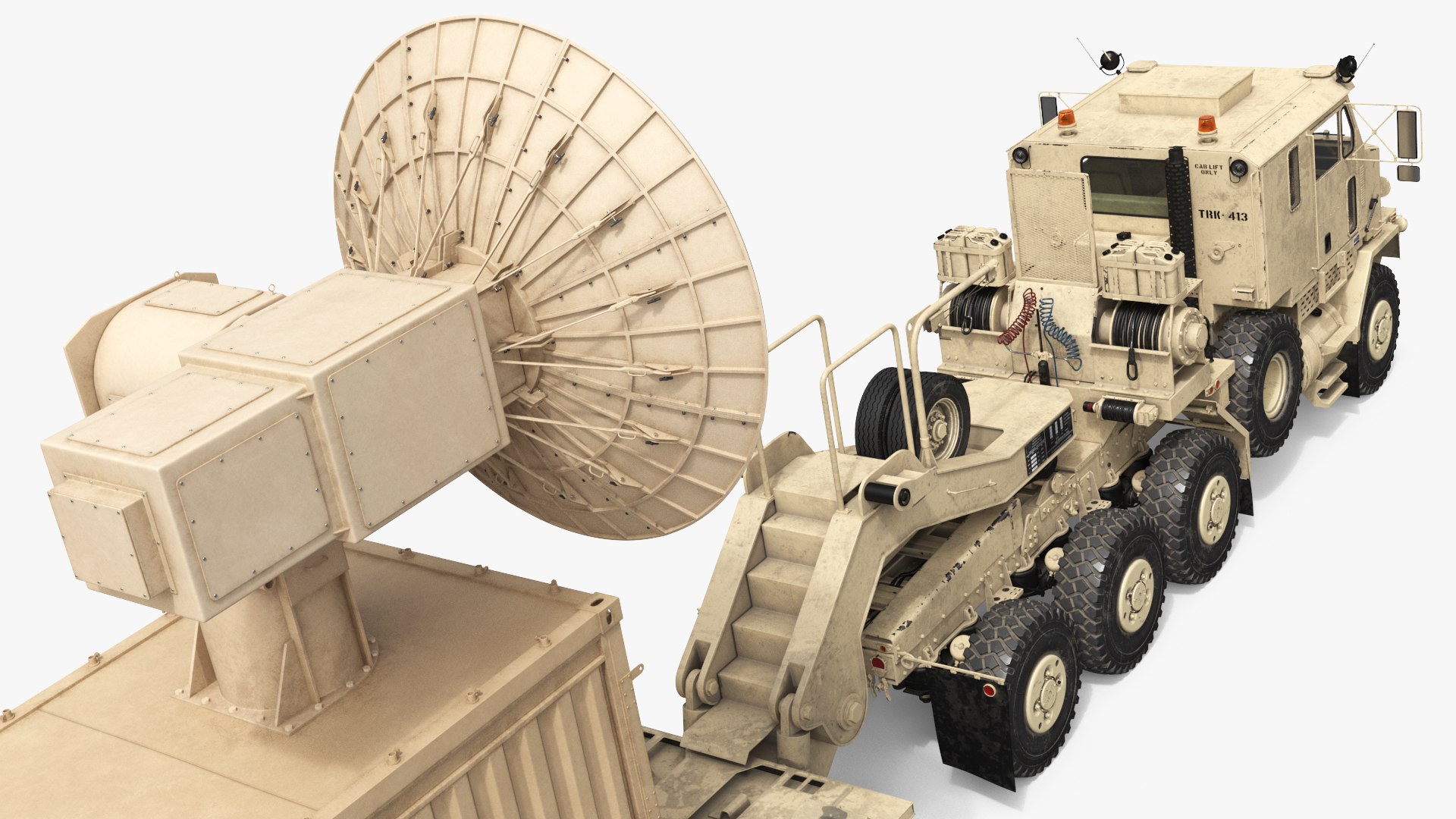 Heavy Military Tractor with Radar Container Trailer 3D https://p.turbosquid.com/ts-thumb/nG/yxR2s7/Dv/heavy_military_tractor_with_radar_container_trailer_010/jpg/1776817091/1920x1080/fit_q87/d29ec22383ff52c8c1ed7f79f190f2e6346b7066/heavy_military_tractor_with_radar_container_trailer_010.jpg
