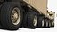 Heavy Military Tractor with Radar Container Trailer