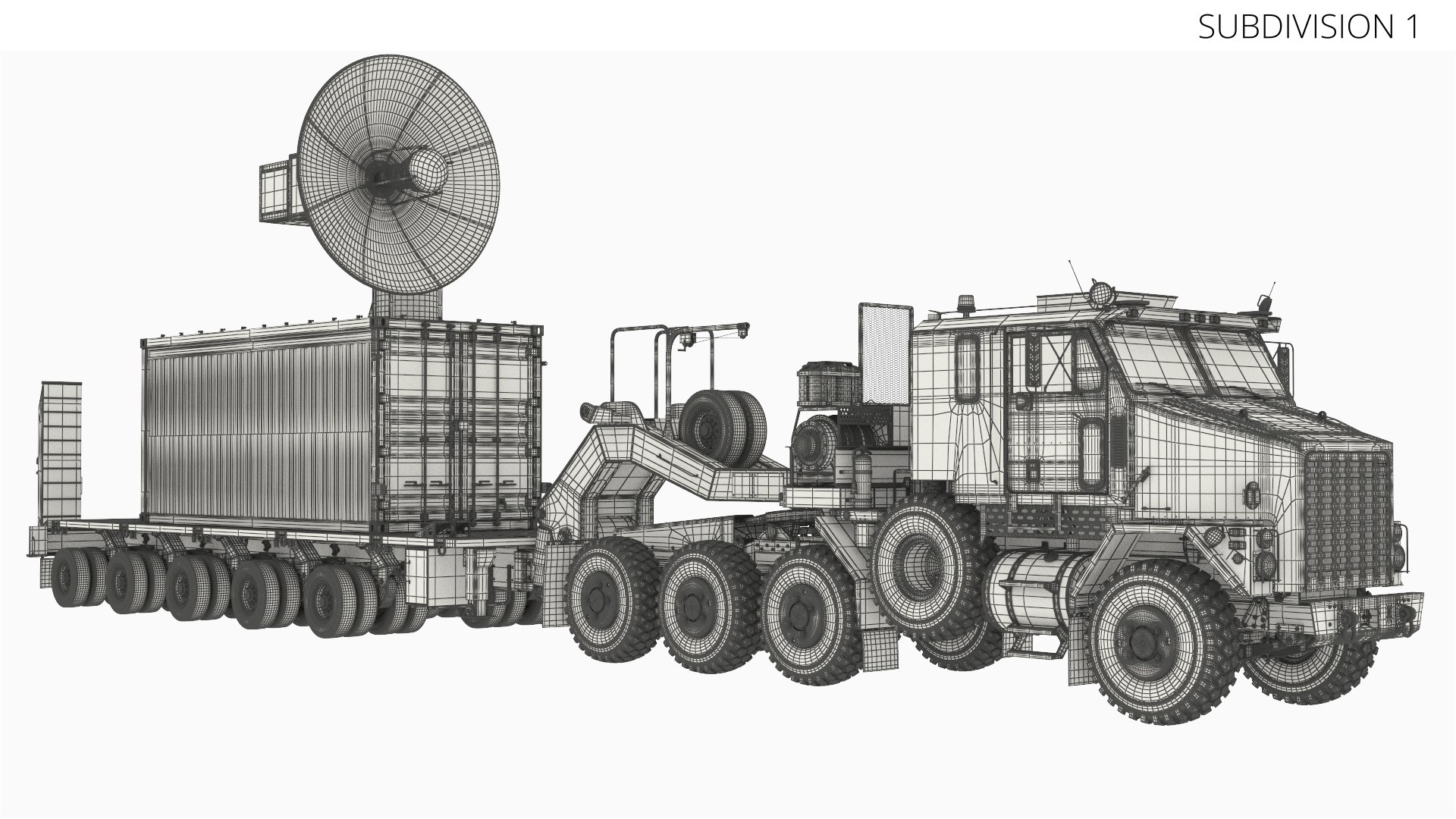 Heavy Military Tractor with Radar Container Trailer 3D https://p.turbosquid.com/ts-thumb/nG/yxR2s7/ul/heavy_military_tractor_with_radar_container_trailer_023/jpg/1776817129/1920x1080/fit_q87/5584893fec66235323948a91113711f0421517ea/heavy_military_tractor_with_radar_container_trailer_023.jpg