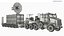 Heavy Military Tractor with Radar Container Trailer