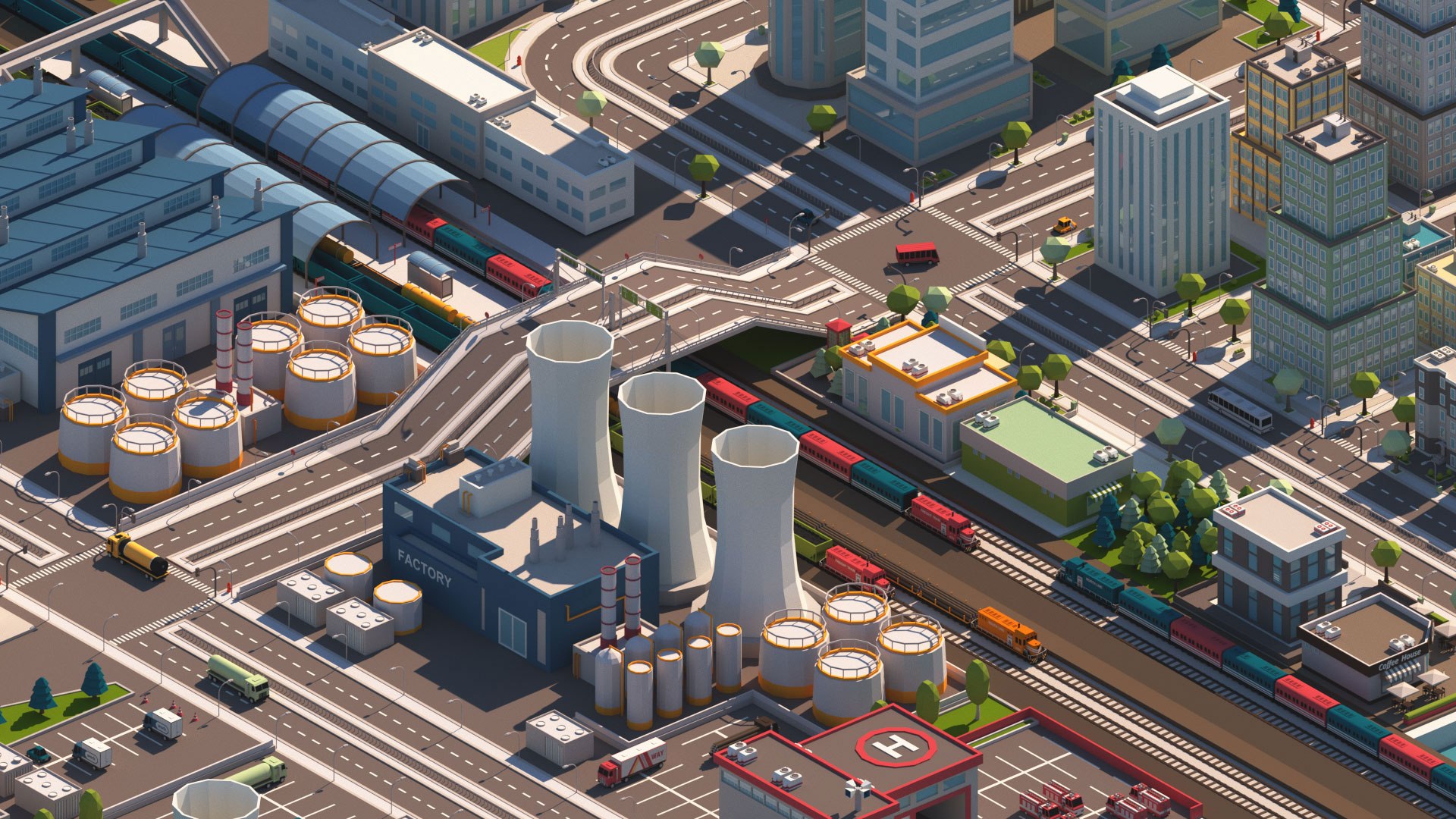 3d Cartoon City Pack Model - Turbosquid 1568645