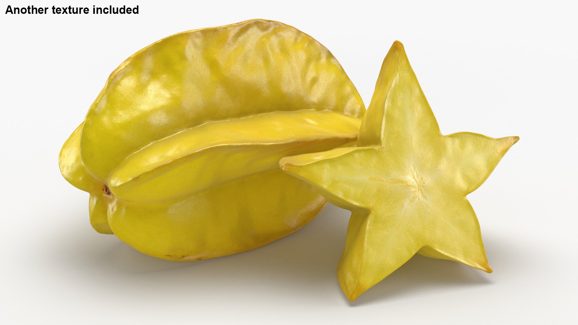 Fruit and Half Collection 3D https://p.turbosquid.com/ts-thumb/nH/07VQpw/MF/starfruitcarambola_a0002/jpg/1627647127/1920x1080/fit_q87/821fe558e9bbf67e25bc40a50abc9ab116fbece6/starfruitcarambola_a0002.jpg