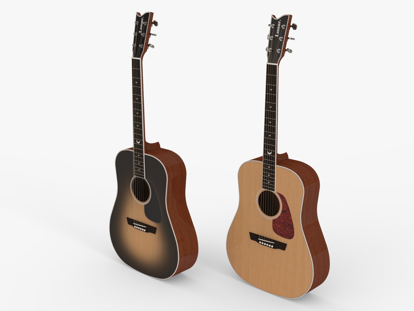 3D Acoustic Guitar Model - TurboSquid 2212984