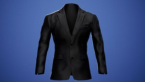 Suit Jacket 3D model