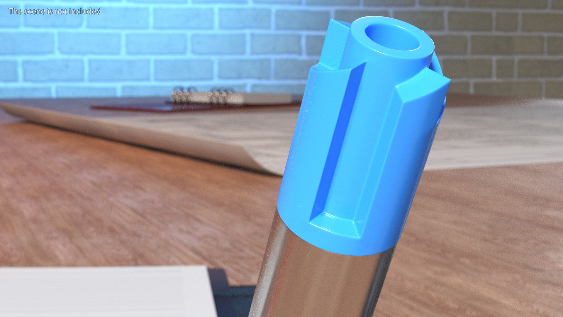 Blue Ballpoint Pen Refill 3D Model TurboSquid 2030645