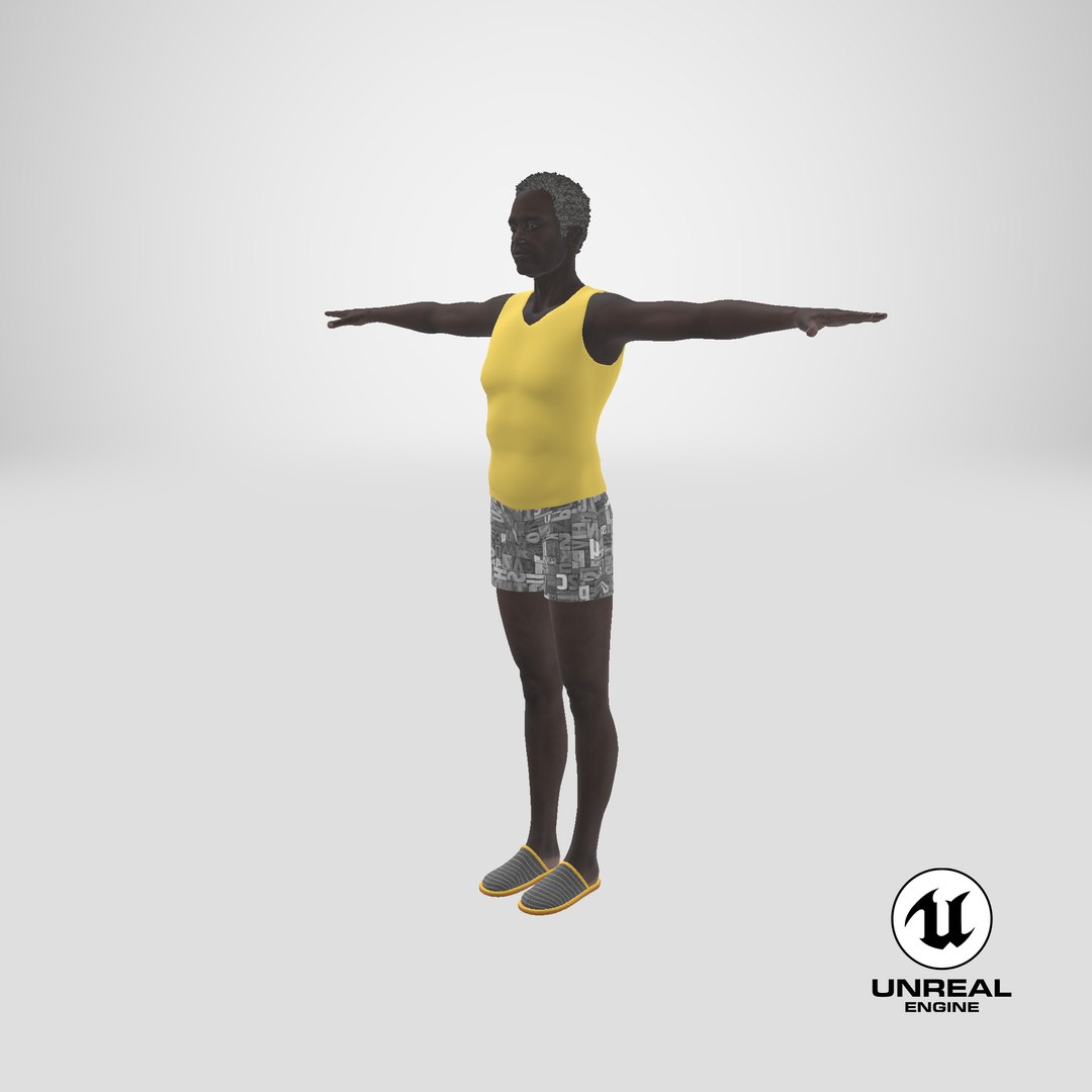 3D Black Elderly Man in Pajamas T-Pose model https://p.turbosquid.com/ts-thumb/nH/9lBtSx/RD/stemcell_unreal_render/png/1680082005/1920x1080/fit_q87/3c4529ea6a79c0665f297442500e9b780cb242b0/stemcell_unreal_render.jpg