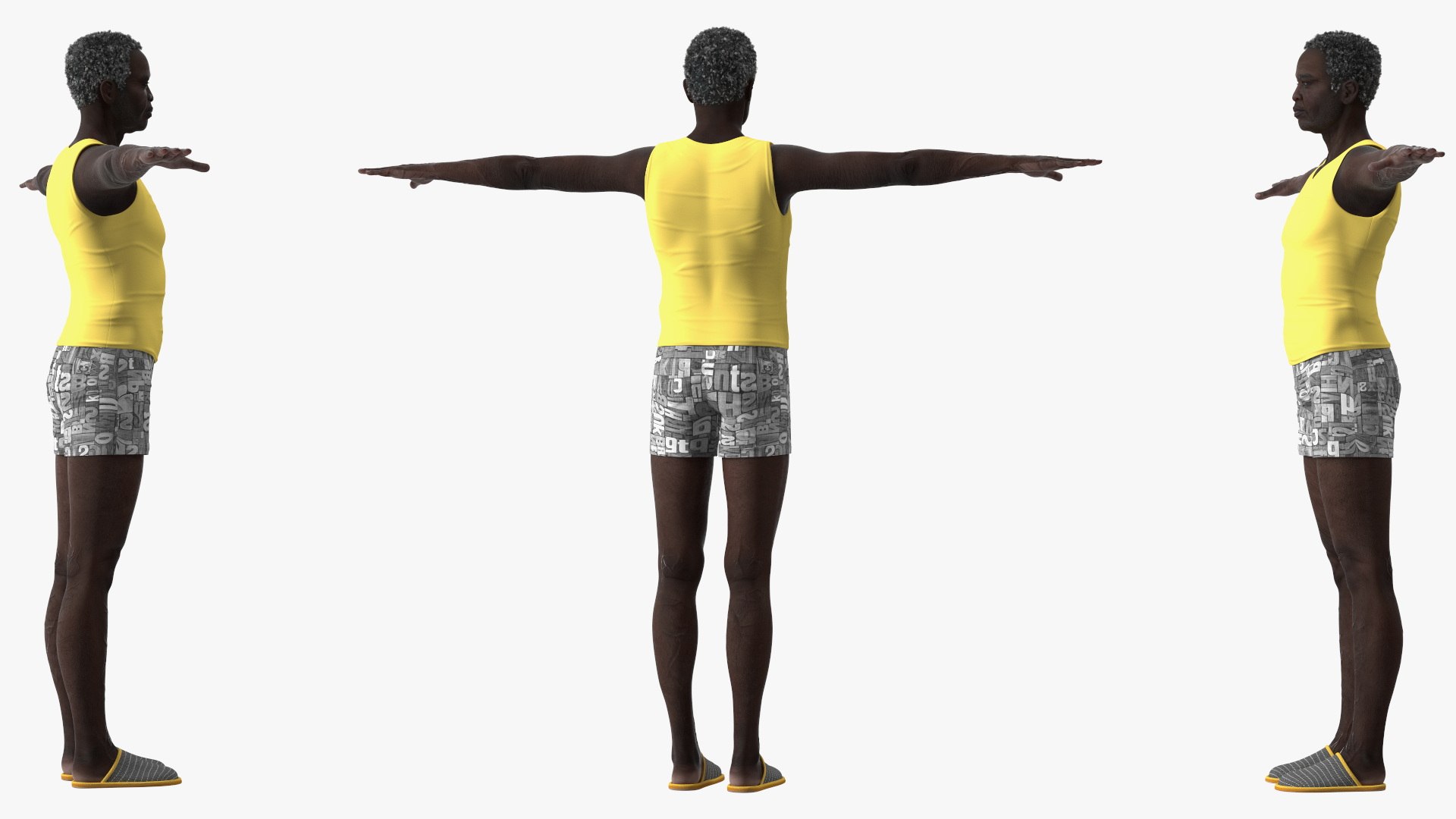 3D Black Elderly Man in Pajamas T-Pose model https://p.turbosquid.com/ts-thumb/nH/9lBtSx/xo/blackelderlymaninpajamastposemb3dmodel012/jpg/1673917331/1920x1080/fit_q87/da1e2cf519e4b05ae3ca3e66be475691d1661cb1/blackelderlymaninpajamastposemb3dmodel012.jpg