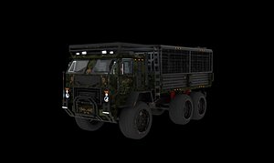 kamaz-53501 kamaz military 3D model