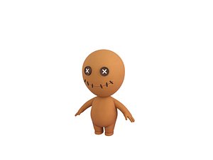 3D model Character182 Rigged Voodoo Doll