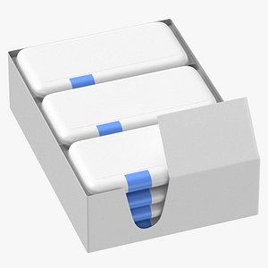 3D Breath Mints Pack 01 Full and Missing Pack Blank or Generic Label