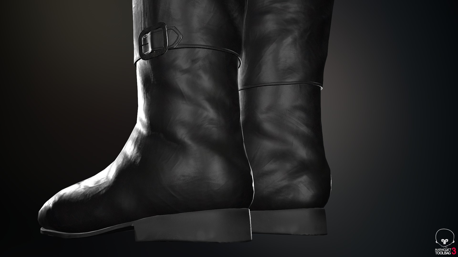 3D model black leather boots 1 https://p.turbosquid.com/ts-thumb/nH/GPvwF4/4tQEgTuz/screenshot040/png/1539204323/1920x1080/fit_q87/ecda7fe819dd95fe71ae5e33b361743fdc83bb7c/screenshot040.jpg