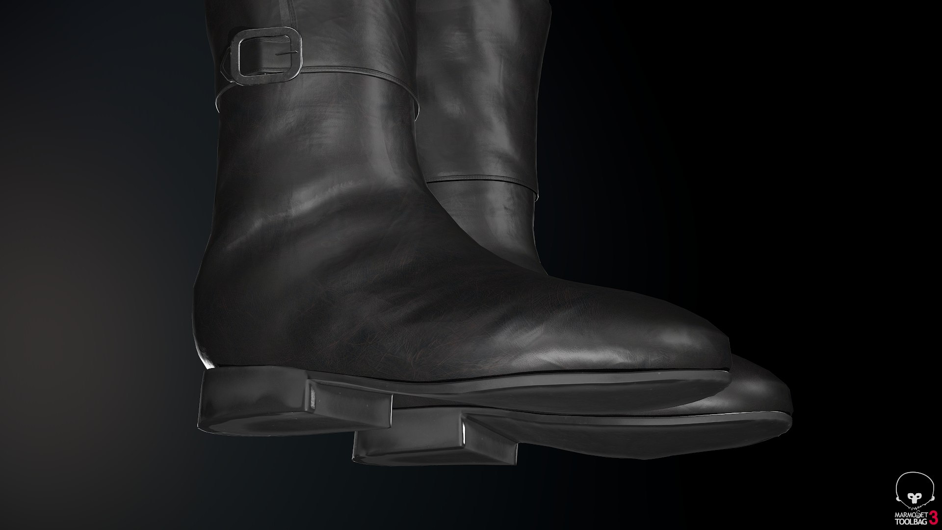 3D model black leather boots 1 https://p.turbosquid.com/ts-thumb/nH/GPvwF4/9cVytxCQ/screenshot031/png/1539204322/1920x1080/fit_q87/6de519ba97688beacc2f3518bff7e07422482584/screenshot031.jpg