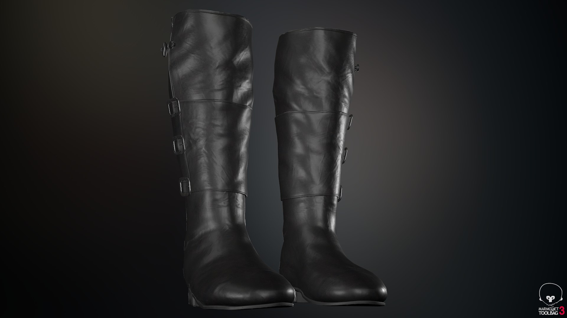3D model black leather boots 1 https://p.turbosquid.com/ts-thumb/nH/GPvwF4/DUfv1zI1/screenshot007/png/1539110339/1920x1080/fit_q87/ec4aed44072b5a521eeb1208148bed4892b5dd62/screenshot007.jpg