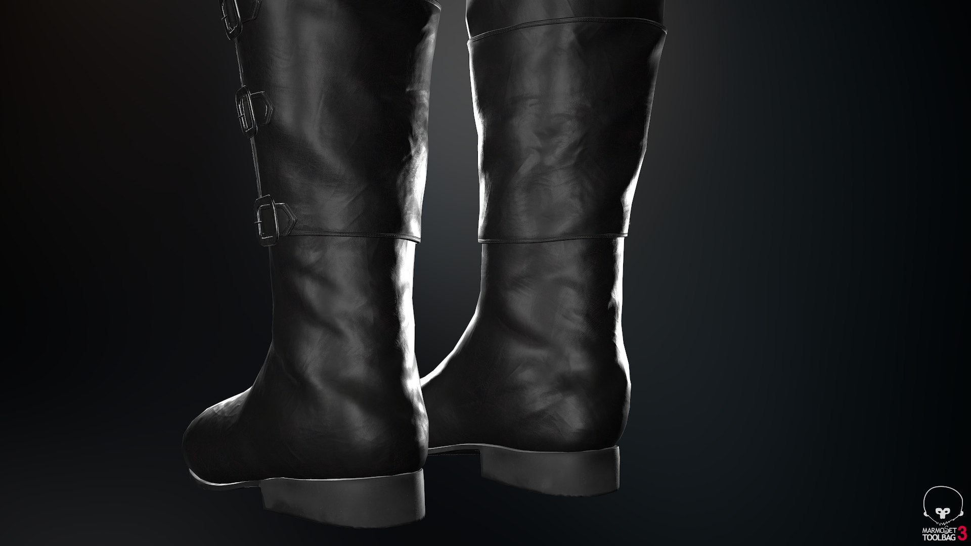 3D model black leather boots 1 https://p.turbosquid.com/ts-thumb/nH/GPvwF4/YIRCCMwe/screenshot038/png/1539204323/1920x1080/fit_q87/26cc736a16d66cd8a57c78ac4d1845632ef9cf17/screenshot038.jpg