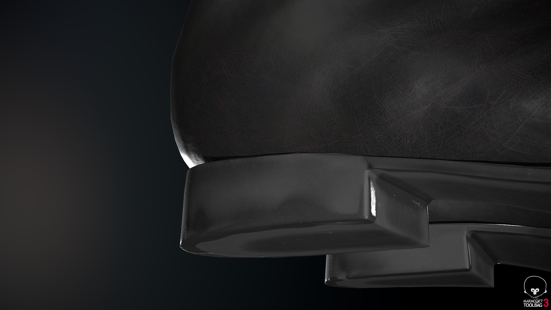 3D model black leather boots 1 https://p.turbosquid.com/ts-thumb/nH/GPvwF4/bq2vC7Sf/screenshot032/png/1539204323/1920x1080/fit_q87/1335036f4b0933c4ca44d28b95bd288a58d0a26a/screenshot032.jpg