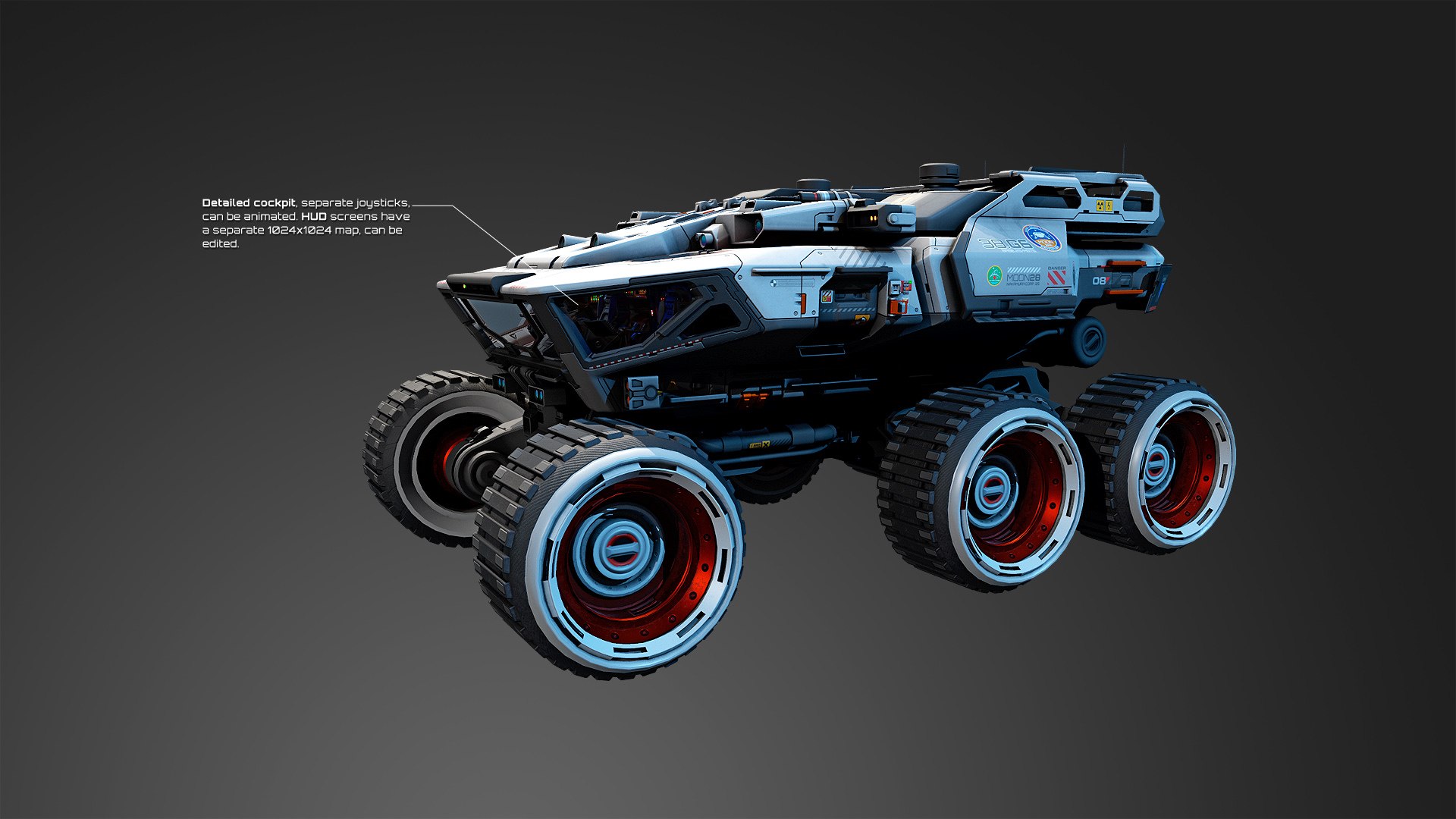 MOON - Rover 3D - TurboSquid 2269959