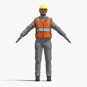 Construction Worker - Full Body Face Rig