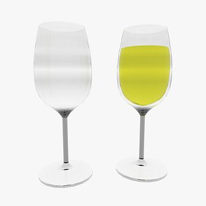 3D Wine Glass